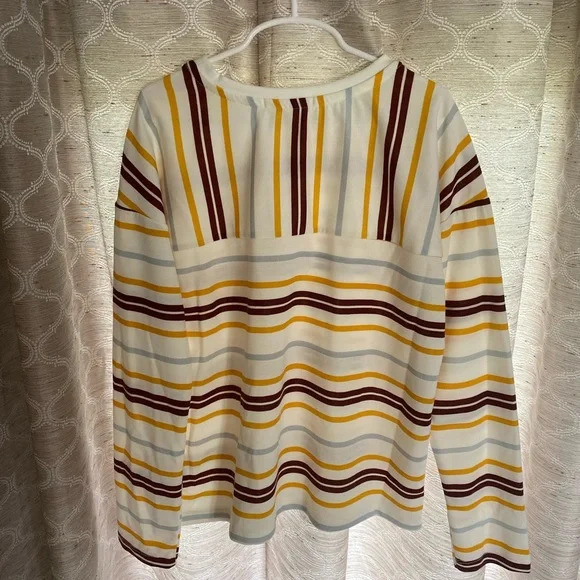 Copper Key Girls size L (12) Ruby Striped Long Tee - Picture 2 of 6